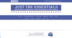 Desktop Screenshot of justtheessentials.ca